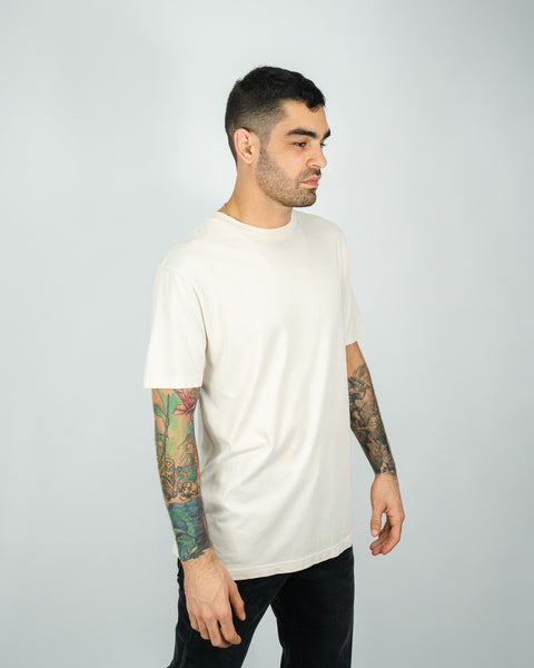 Premium Pima Tee - Parchment