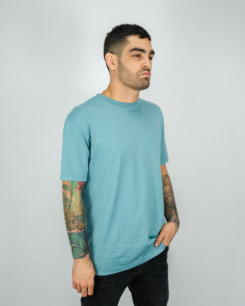 Premium Pima Tee - Arctic Blue