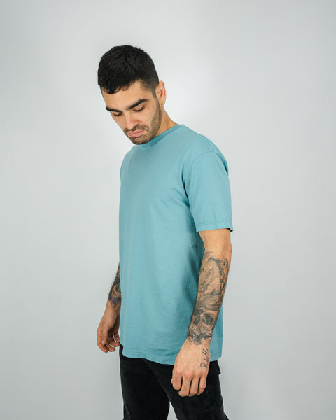 Premium Pima Tee - Arctic Blue
