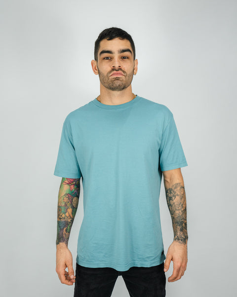 Premium Pima Tee - Arctic Blue