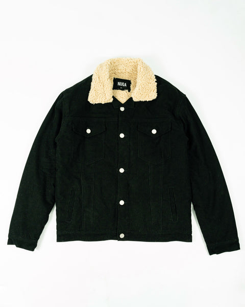 BB Cord Sherpa Jacket - Negra