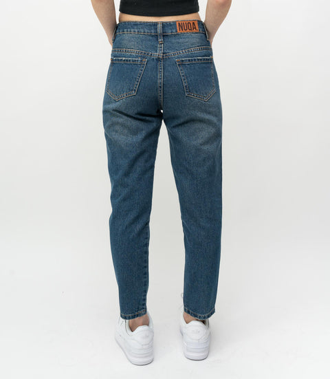 Mom Jean - Classic - Steel