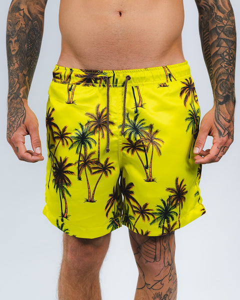 Quimera Palms Swimshort - Amarillo