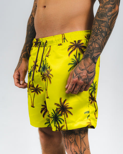 Quimera Palms Swimshort - Amarillo
