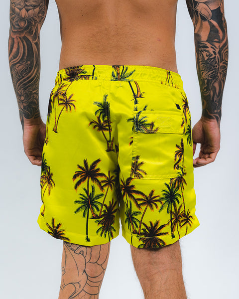 Quimera Palms Swimshort - Amarillo
