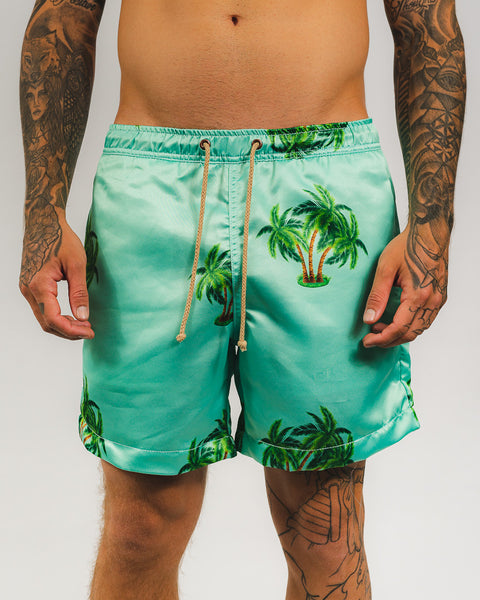 Chimera Palms Swimshort - Mint