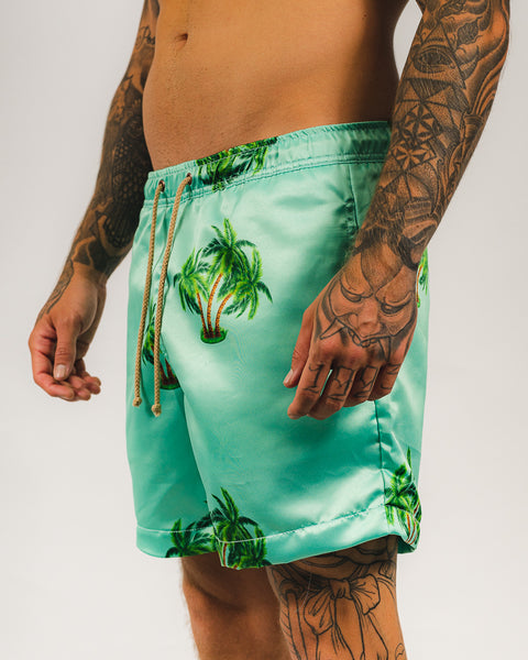 Chimera Palms Swimshort - Mint