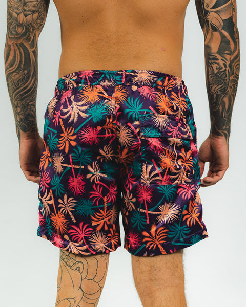 Quimera Palms Swimshort - Morado
